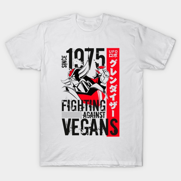 046 Grandizer Vegan T-Shirt by Yexart